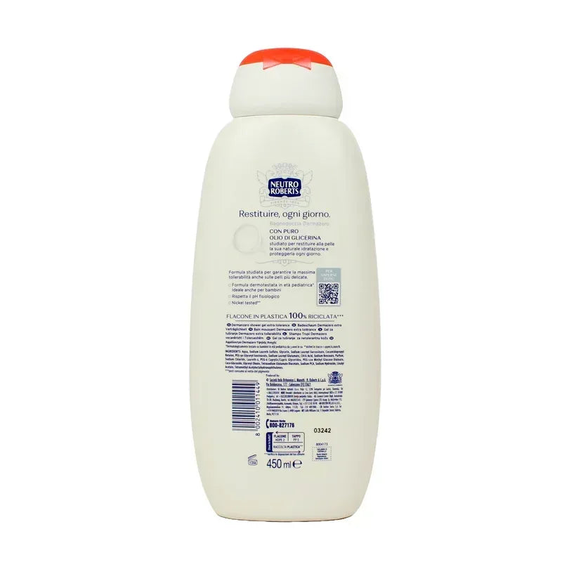 NEUTRO ROBERTS BAGNODOCCIA DERMA ZERO IPOALLERGENICO ML.450 - Sing - Stock In Galleria