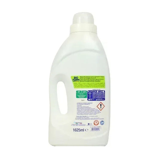 BIOFORM - DETERSIVO LIQUIDO FORZA LAVANTE IGIENIZZANTE BERGAMOTTO 36 LAVAGGI 1625ML - Sing - Stock In Galleria