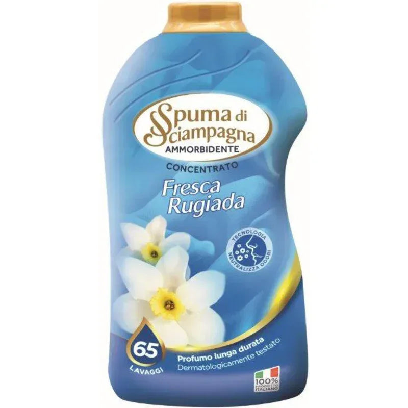 SPUMA DI SCIAMPAGNA AMMORBIDENTE FRESCA RUGIADA 65 LAVAGGI 1300ML. - Sing - Stock In Galleria