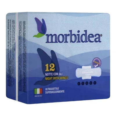 MORBIDEA ASSORBENTI NOTTE CON ALI 12PZ. - Sing - Stock In Galleria