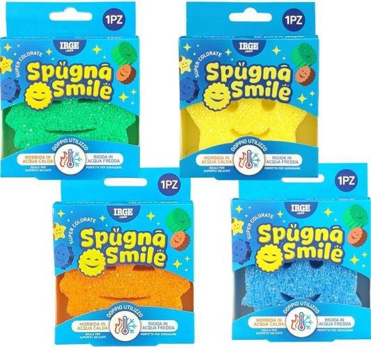 IRGE SPUGNA SMILE SCRUB DOPPIA FUNZIONE - Sing - Stock In Galleria