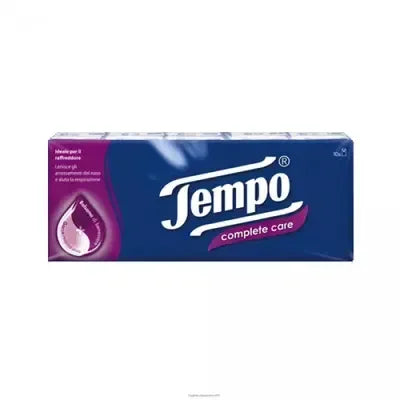 TEMPO FAZZOLETTI COMPLETE CARE 4 VELI 10 PACCHETTI - Sing - Stock In Galleria