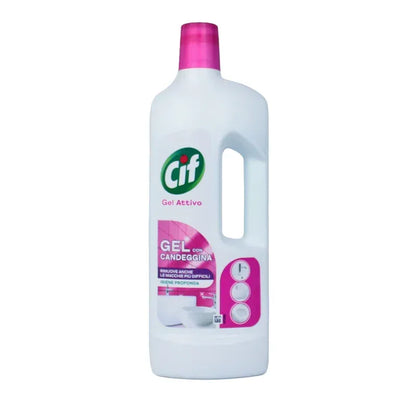 CIF GEL ATTIVO CON CANDEGGINA IGIENIZZANTE SBIANCANTE 750ML - Sing - Stock In Galleria