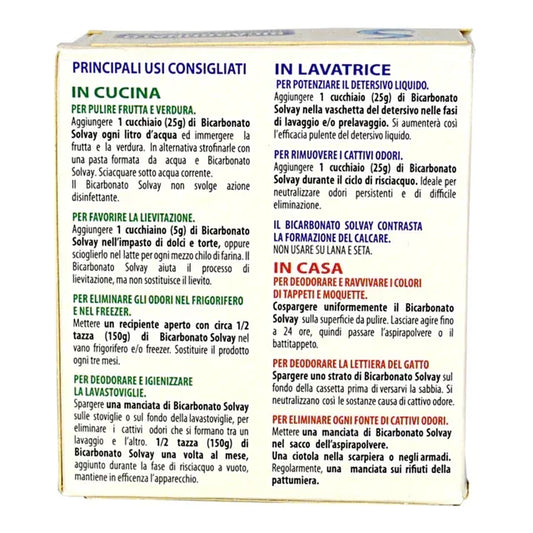 SOLVAY - BICARBONATO DI SODIO PURISSIMO 250G - Sing - Stock In Galleria