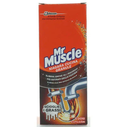 MR. MUSCLE DISGORGANTE NIAGARA POWER GRANULARE CUCINA 250GR. - Sing - Stock In Galleria