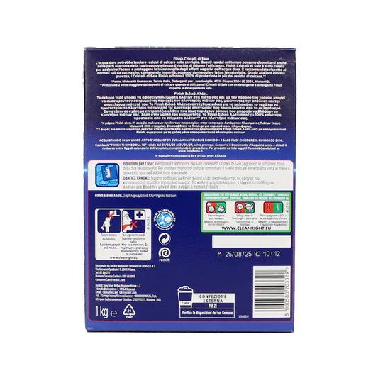 FINISH CRISTALLI DI SALE LAVASTOVIGLIE PURO AL 99% 1KG - Sing - Stock In Galleria