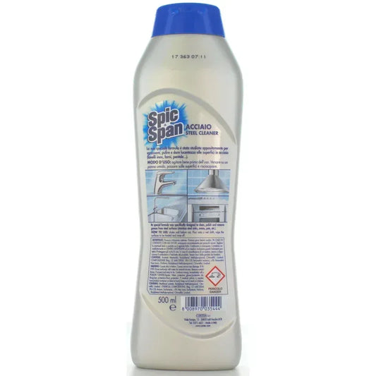 SPIC&SPAN DETERGENTE INOX 500ML. - Sing - Stock In Galleria