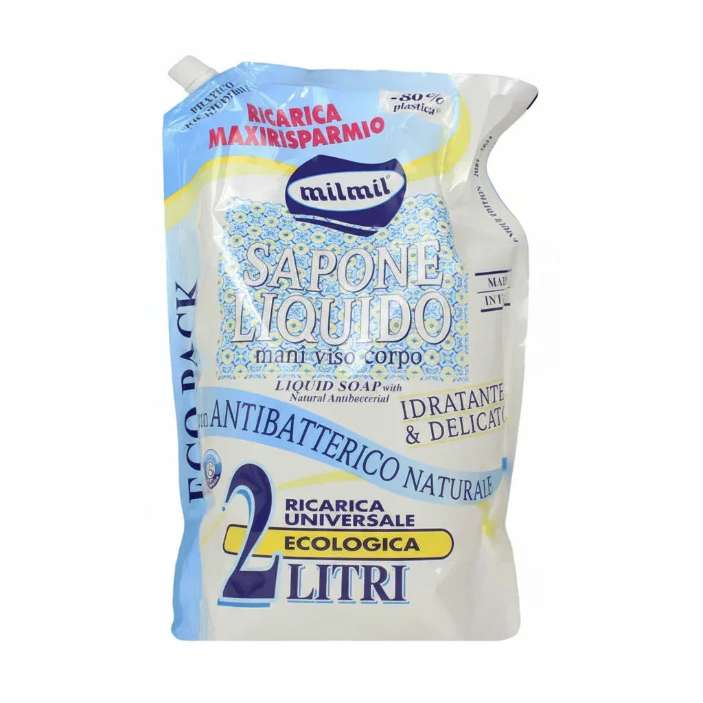 MIL MIL SAPONE LIQUIDO CLASSICO NEUTRO LATTE 2LT. - Sing - Stock In Galleria