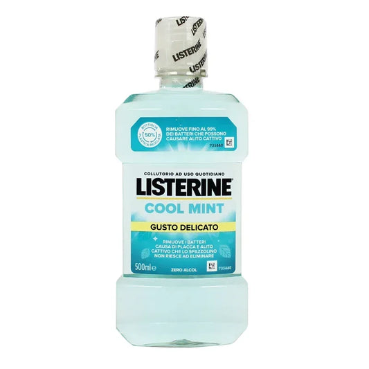 LISTERINE COLLUTTORIO COOL MINT GUSTO DELICATO 500ML. - Sing - Stock In Galleria