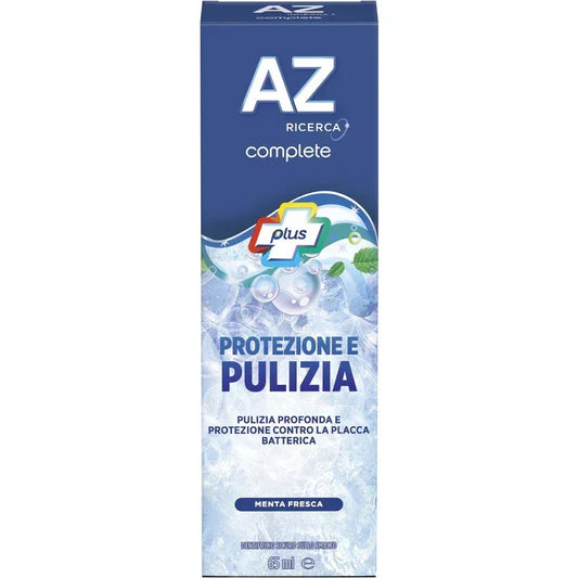 AZ DENTIFRICIO PROTEZIONE E PULIZIA MENTA FRESCA 65ML. - Sing - Stock In Galleria