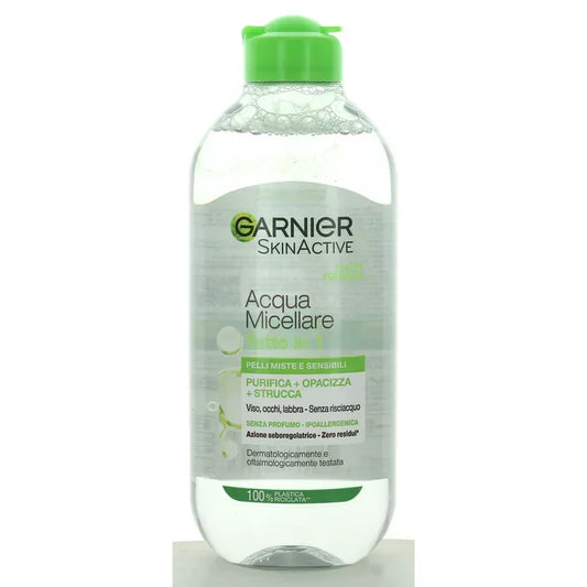 GARNIER ACQUA MICELLARE FRESH 3IN1 PELLI MISTE E SENSIBILI 400ML - Sing - Stock In Galleria