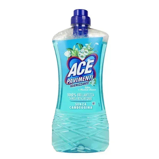 ACE - DETERSIVO PAVIMENTI IGIENIZZANTE TALCO E MUSCHIO BIANCO 1LT - Sing - Stock In Galleria