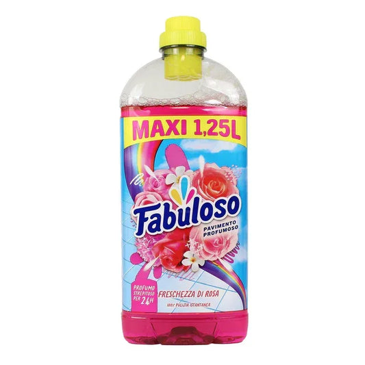 FABULOSO PAVIMENTI PROFUMATO FRESCHEZZA DI ROSA MAXI 1,25L - Sing - Stock In Galleria