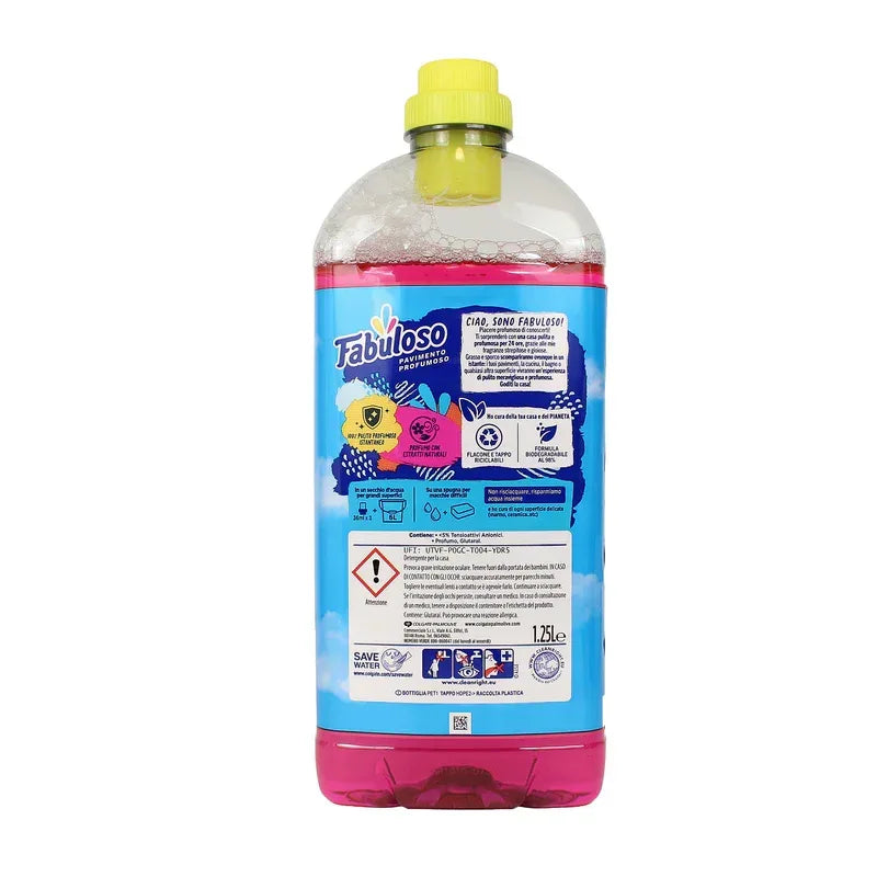 FABULOSO PAVIMENTI PROFUMATO FRESCHEZZA DI ROSA MAXI 1,25L - Sing - Stock In Galleria