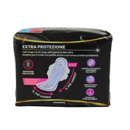 LINES SETA ULTRA EXTRA ALI NOTTE PZ.7+1 - Sing - Stock In Galleria