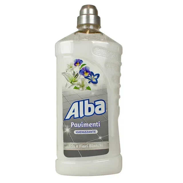 ALBA DETERSIVO PAVIMENTI IRIS & FIORI BIANCHI 1LT. - Sing - Stock In Galleria