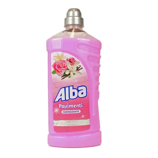 ALBA DETERSIVO PAVIMENTI ROSA & VANIGLIA 1LT. - Sing - Stock In Galleria