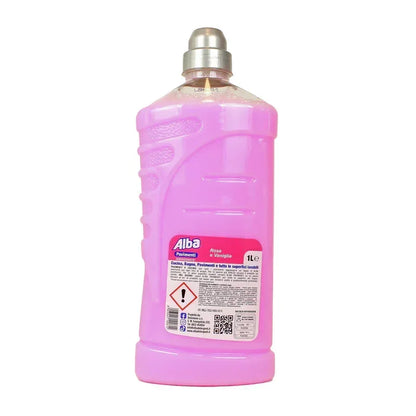 ALBA DETERSIVO PAVIMENTI ROSA & VANIGLIA 1LT. - Sing - Stock In Galleria