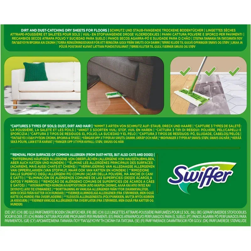 SWIFFER DRY RICARICHE PANNI CATTURAPOLVERE 18 PEZZI - Sing - Stock In Galleria