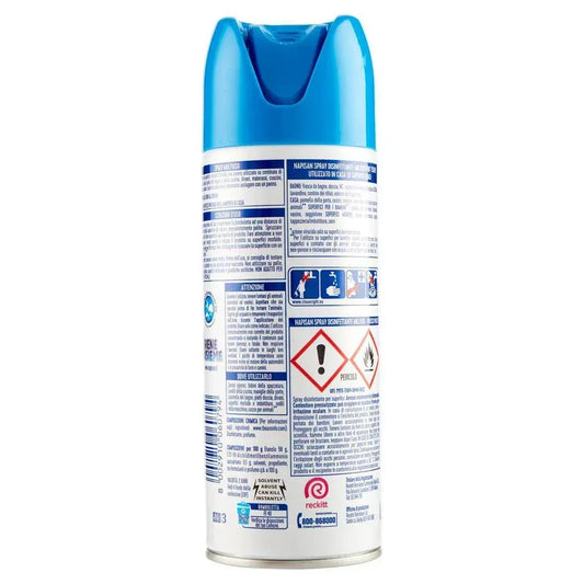 NAPISAN SPRAY DISINFETTANTE MILLEUSI FRESCO PULITO 400ml - Sing - Stock In Galleria