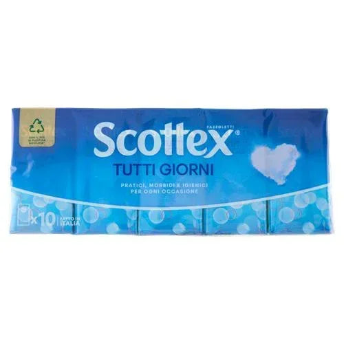 SCOTTEX FAZZOLETTI TUTTI I GIORNI 10PZ. - Sing - Stock In Galleria