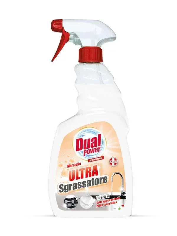 DUAL POWER PROFESSIONAL ULTRA SGRASSATORE SPRAY MARSIGLIA 750ML - Sing - Stock In Galleria