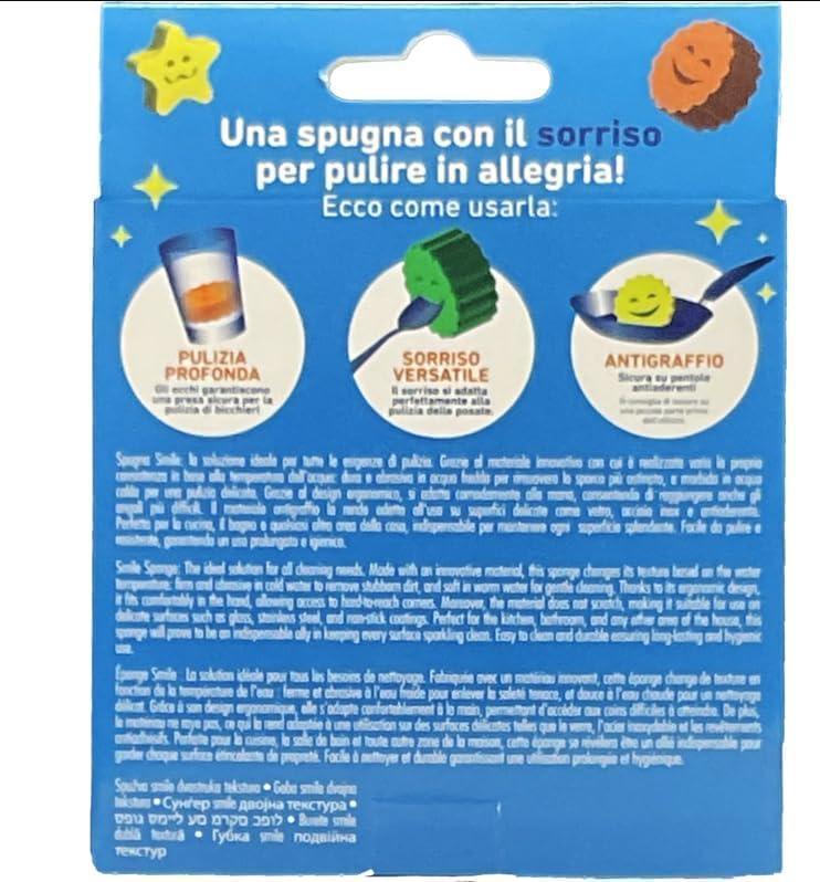 IRGE SPUGNA SMILE SCRUB DOPPIA FUNZIONE - Sing - Stock In Galleria
