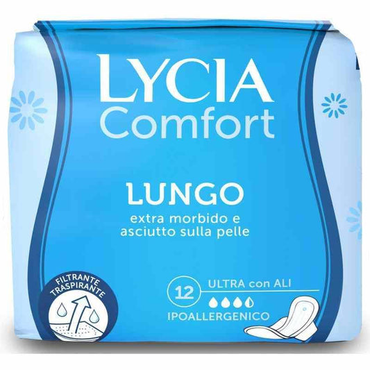 LYCIA COMFORT LUNGO ULTRA CON ALI 12PZ. - Sing - Stock In Galleria