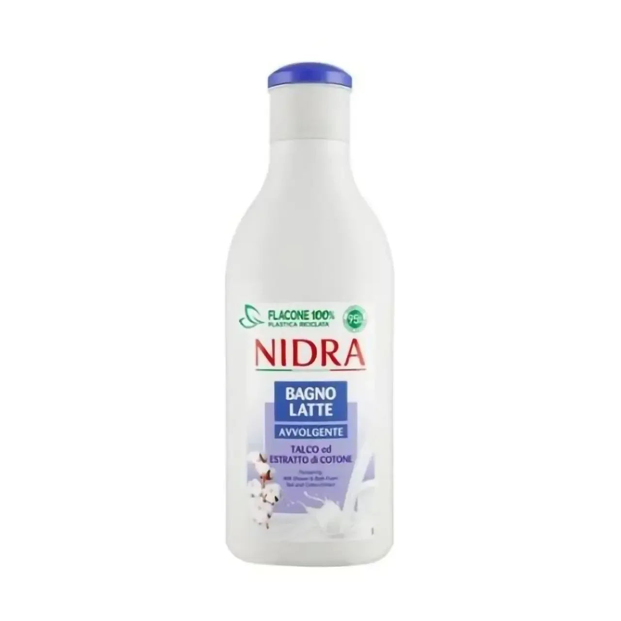 NIDRA BAGNO LATTE AVVOLGENTE TALCO ED ESTRATTO DI COTONE 750ml - Sing - Stock In Galleria