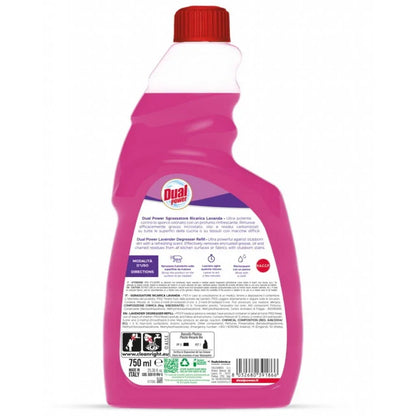DUAL POWER SGRASSATORE RICARICA LAVANDA ULTRA POTENTE 750ML - Sing - Stock In Galleria
