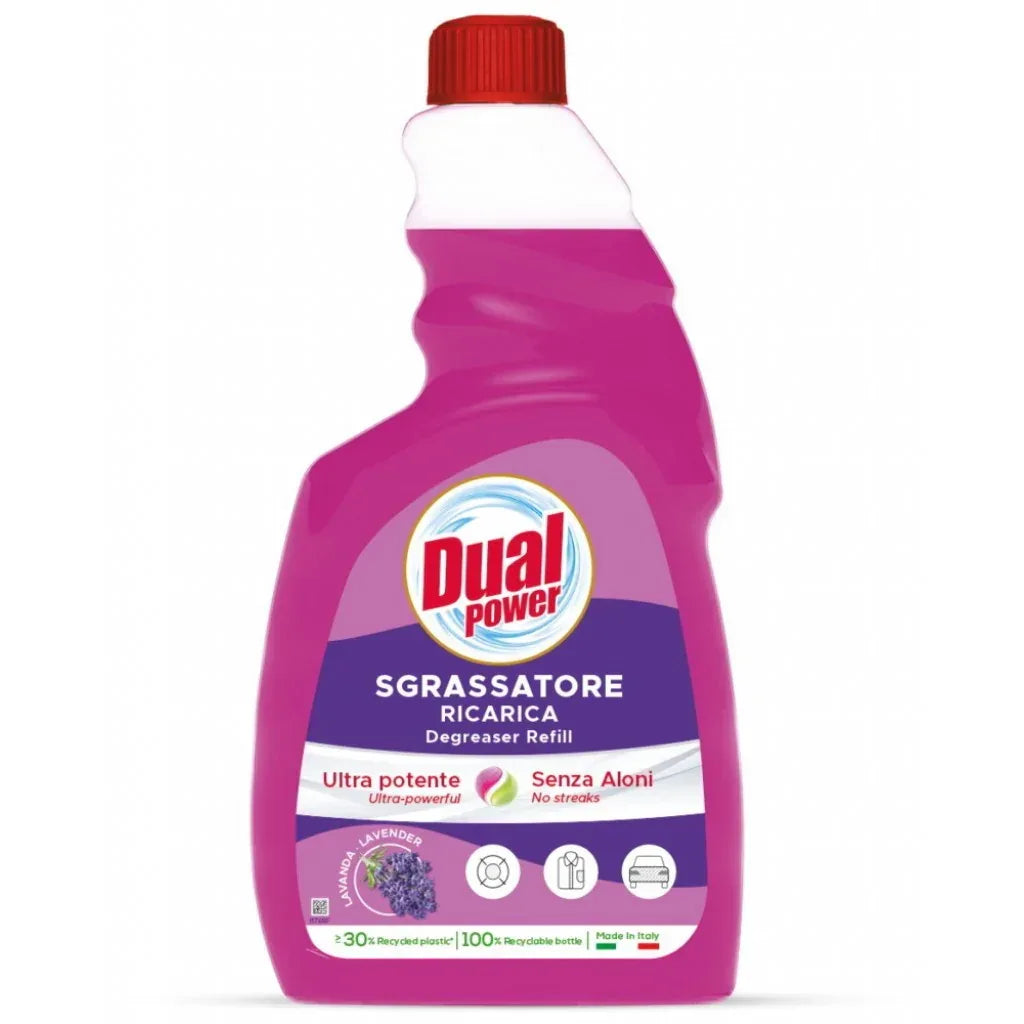 DUAL POWER SGRASSATORE RICARICA LAVANDA ULTRA POTENTE 750ML - Sing - Stock In Galleria