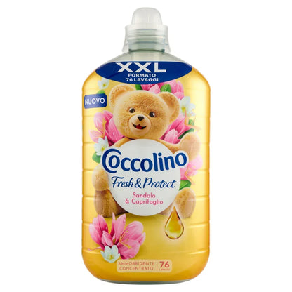 COCCOLINO FRESH & PROTECT SANDALO CAPRIFOGLIO 1750ML 76 LAVAGGI - Sing - Stock In Galleria