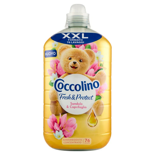 COCCOLINO FRESH & PROTECT SANDALO CAPRIFOGLIO 1750ML 76 LAVAGGI - Sing - Stock In Galleria