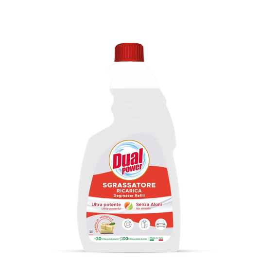 DUAL POWER SGRASSATORE RICARICA MARSIGLIA ULTRA POTENTE 750ML - Sing - Stock In Galleria