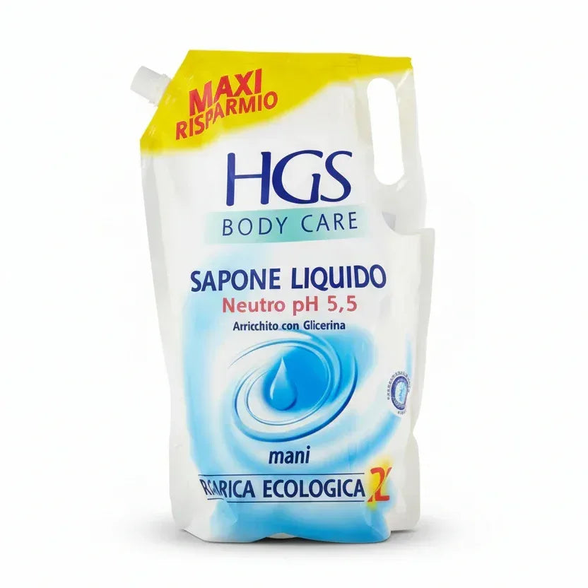 HGS BODY CARE SAPONE LIQUIDO NEUTRO PH 5.5 2L - Sing - Stock In Galleria