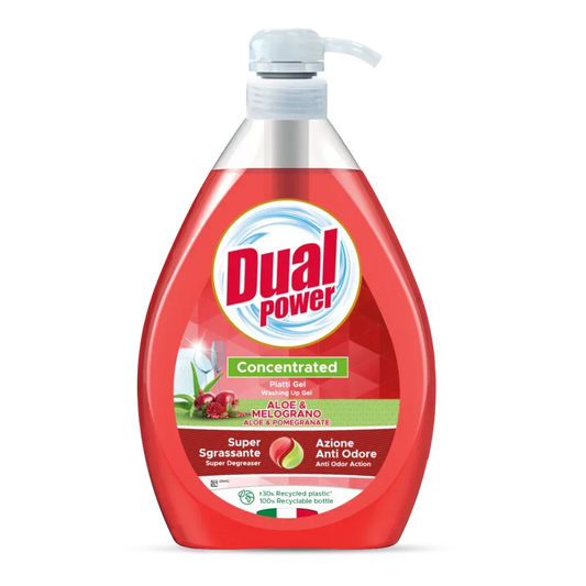 DUALPOWER LAVAPIATTI GEL CON DISPENSER ALOE & MELOGRANO 1LT. - Sing - Stock In Galleria