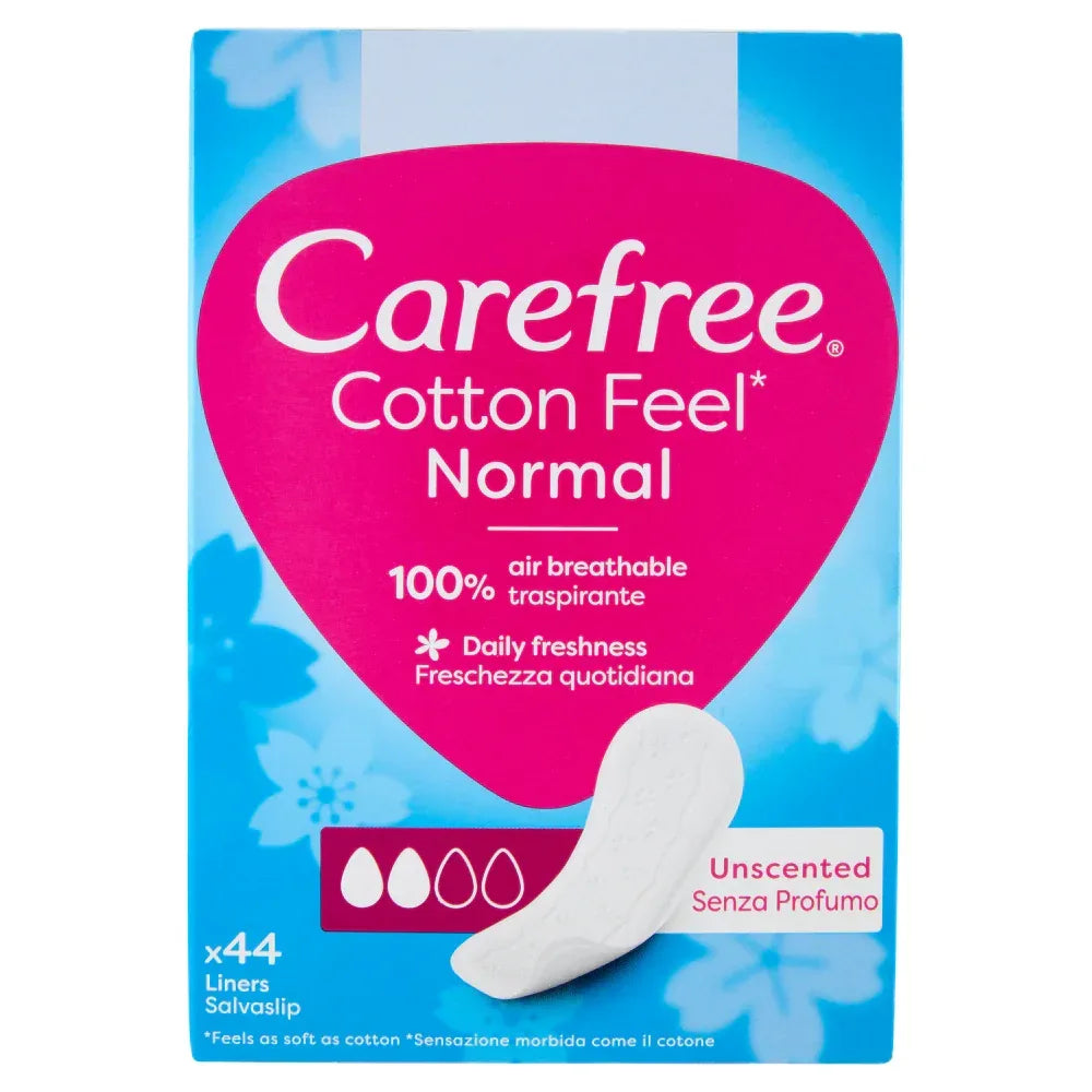 CAREFREE SALVASLIP COTTON FEEL NORMAL SENZA PROFUMO 44PZ. - Sing - Stock In Galleria