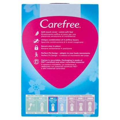 CAREFREE SALVASLIP COTTON FEEL NORMAL SENZA PROFUMO 44PZ. - Sing - Stock In Galleria