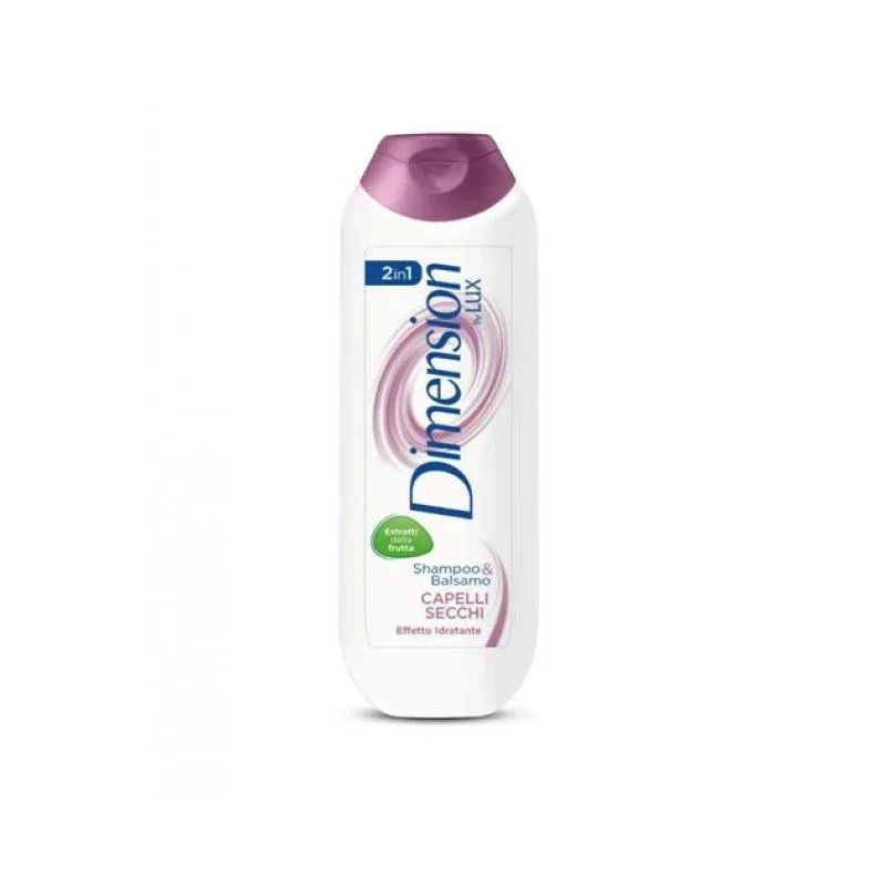DIMENSION SHAMPOO 2 IN 1 CAPELLI SECCHI NUTRIENTE E IDRATANTE 250ML. - Sing - Stock In Galleria