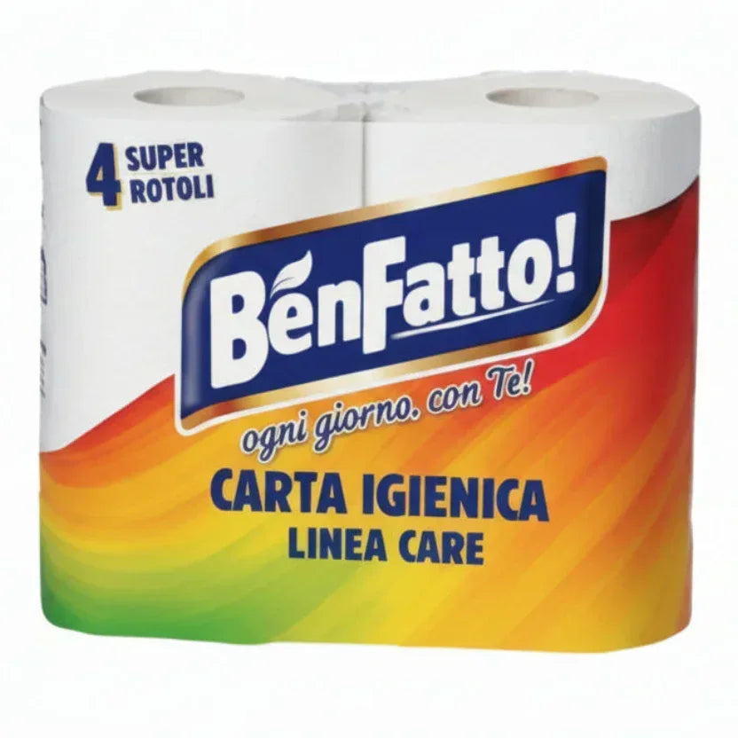BEN FATTO CARTA IGIENICA LINEA CARE 4 ROTOLI - Sing - Stock In Galleria