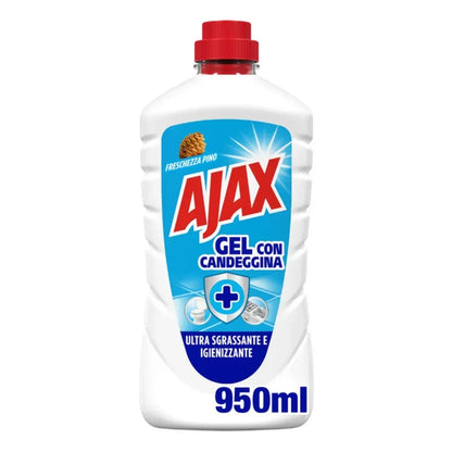 AJAX - GEL CON CANDEGGINA FRESCHEZZA PINO 950ML - Sing - Stock In Galleria