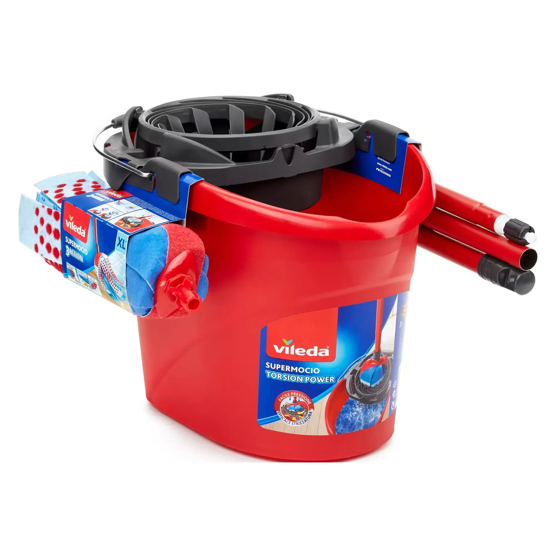 VILEDA- MOCIO COMPLETO CON SECCHIO E MANICO - Sing - Stock In Galleria