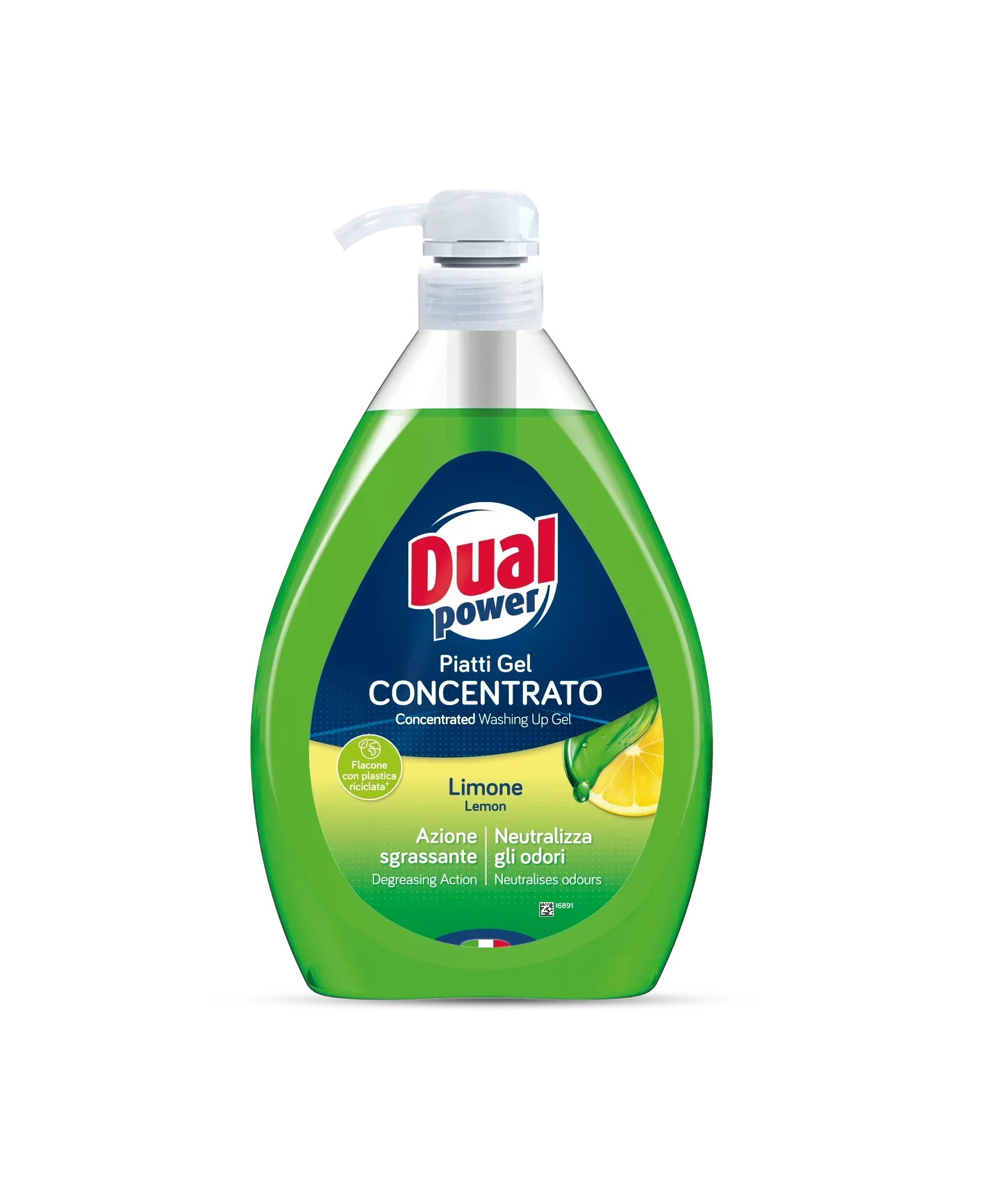 DUALPOWER LAVAPIATTI GEL LIMONE CON DISPENSER 1LT - Sing - Stock In Galleria