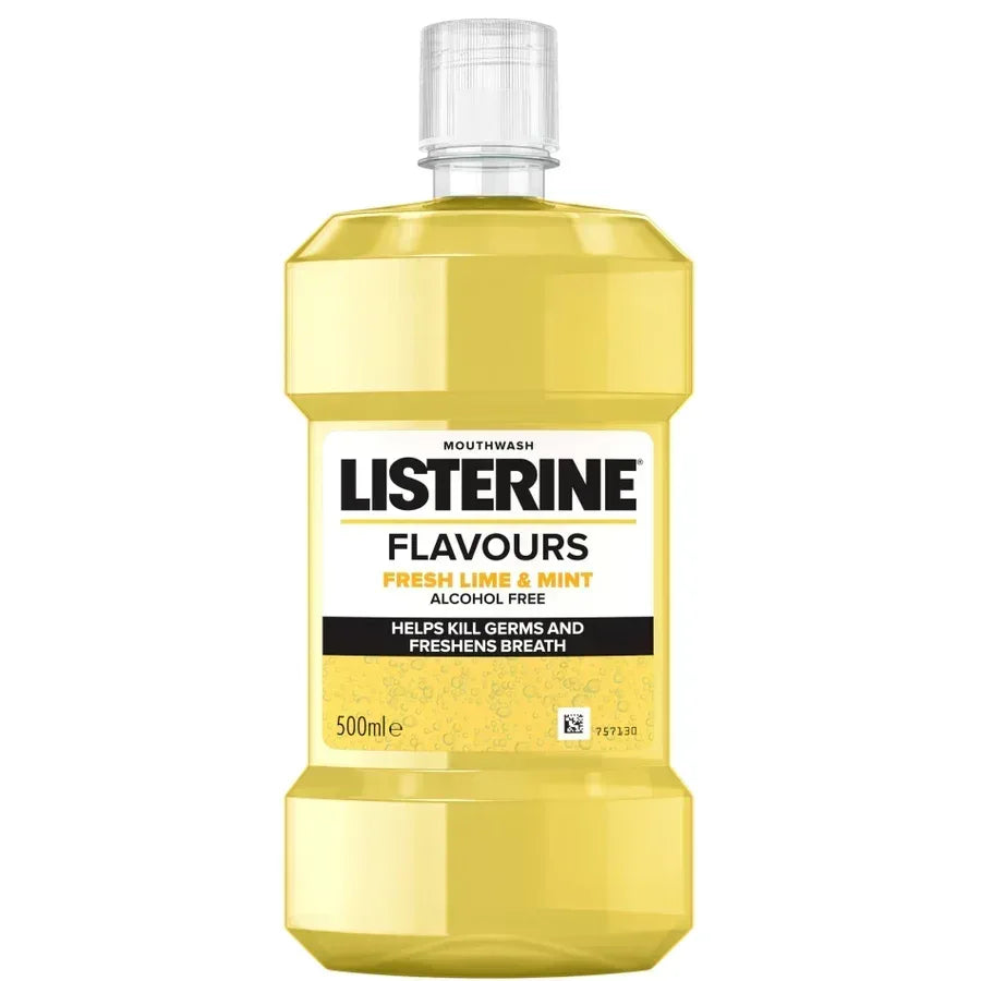 LISTERINE COLLUTTORIO FLAVOURS FRESH LIME & MINT DELICATO 500ML. - Sing - Stock In Galleria