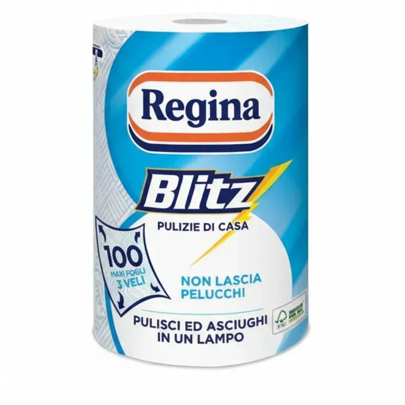 REGINA ASCIUGATUTTO BLITZ MONOROTOLO 100 FOGLI - Sing - Stock In Galleria